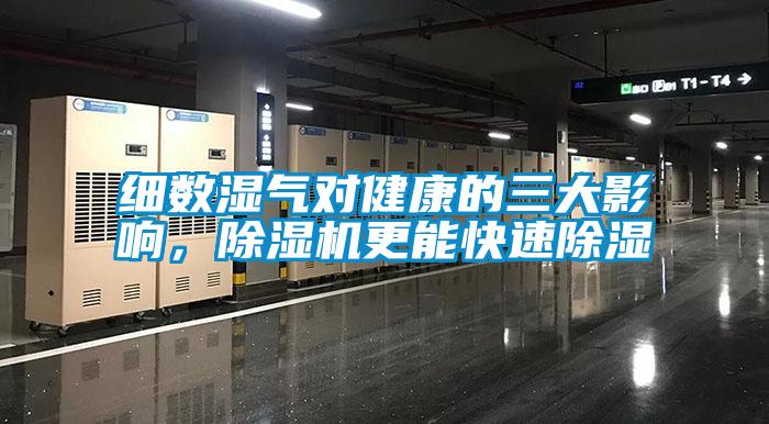 細數濕氣對健康的三大影響，除濕機更能快速除濕