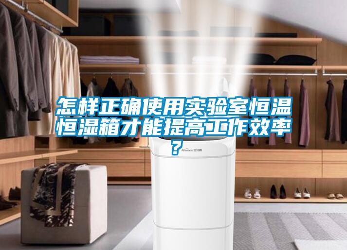 怎樣正確使用實驗室恒溫恒濕箱才能提高工作效率？