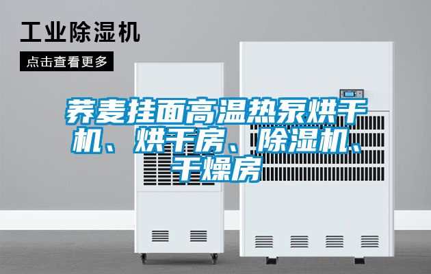 蕎麥掛面高溫熱泵烘干機、烘干房、除濕機、干燥房
