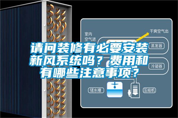 請問裝修有必要安裝新風系統嗎？費用和有哪些注意事項？